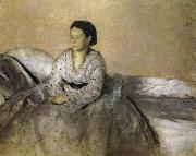 Edgar Degas Mrs. Edgar oil on canvas